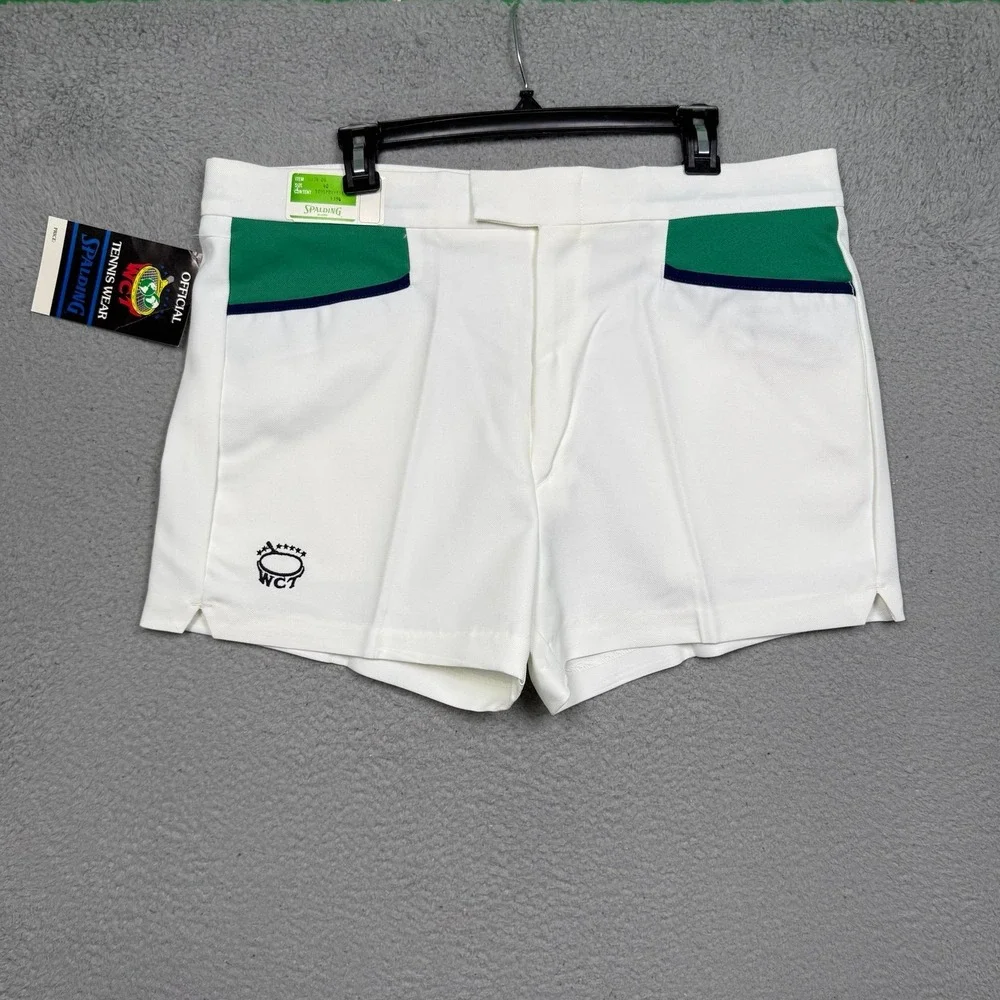 Vintage 70s Spalding WCT Tennis Shorts Talon Zipper‎